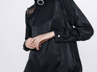 BLOUSE SATINÉE BIMATIÈRE