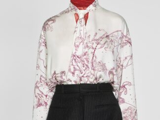 CHEMISE IMPRIMÉE AVEC NŒUD